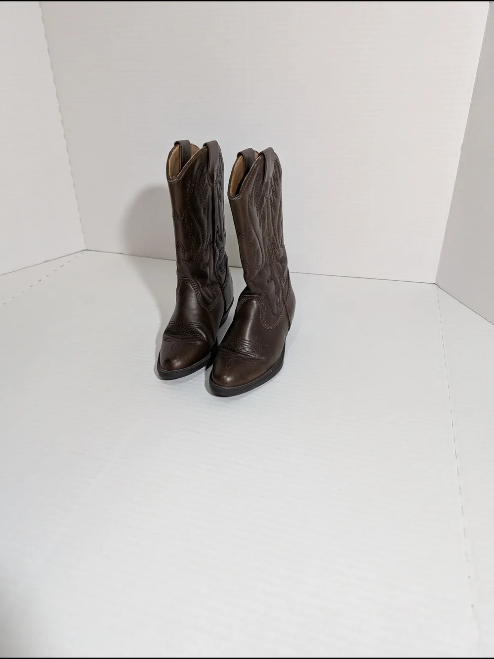 Nordstrom Classic Brown Western Cowboy Boots